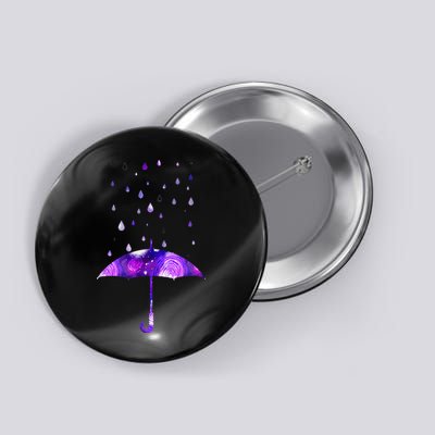Rain Purple Umbrella For Violet Favorite Color Button
