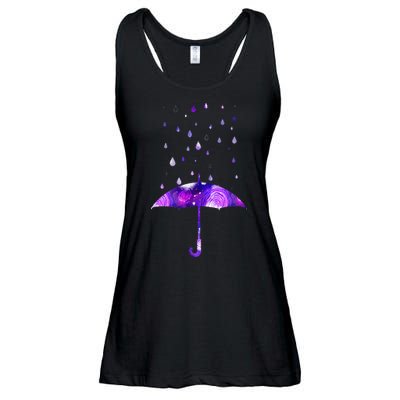 Rain Purple Umbrella For Violet Favorite Color Ladies Essential Flowy Tank