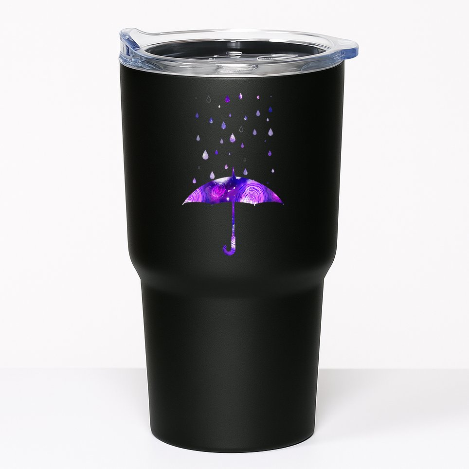 Rain Purple Umbrella For Violet Favorite Color Tumbler