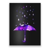 Rain Purple Umbrella For Violet Favorite Color Poster