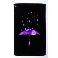 Rain Purple Umbrella For Violet Favorite Color Golf Towel