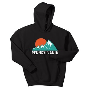 Retro Pennsylvania Usa Funny Kids Hoodie