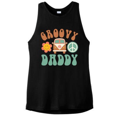 Retro Party Vibes Fun Family Birthday Celebration Ladies PosiCharge Tri-Blend Wicking Tank