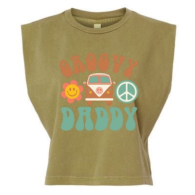 Retro Party Vibes Fun Family Birthday Celebration Garment-Dyed Women's Muscle Tee