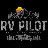 Rv Pilot Vintage Mountains Camping Road Trip Camper Gift Sweatshirt