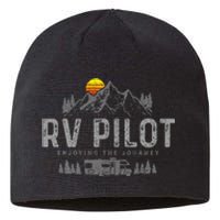 Rv Pilot Vintage Mountains Camping Road Trip Camper Gift Sustainable Beanie