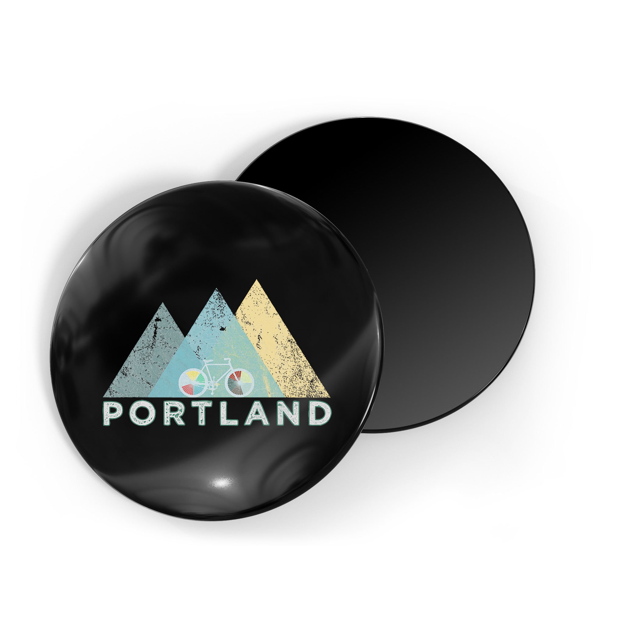 Retro Portland Vintage Bicycle Oregon Magnet