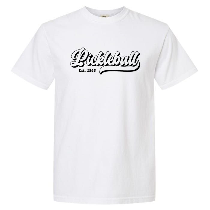 Retro Pickleball Vintage Pickleball Paddles Est 1965 Garment-Dyed Heavyweight T-Shirt