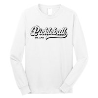 Retro Pickleball Vintage Pickleball Paddles Est 1965 Long Sleeve Shirt