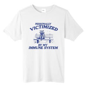 Raccoon Personally Victimized By My Immune System Tall Fusion ChromaSoft Performance T-Shirt