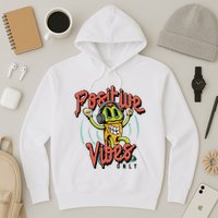 Retro Positive Vibes Only Hoodie