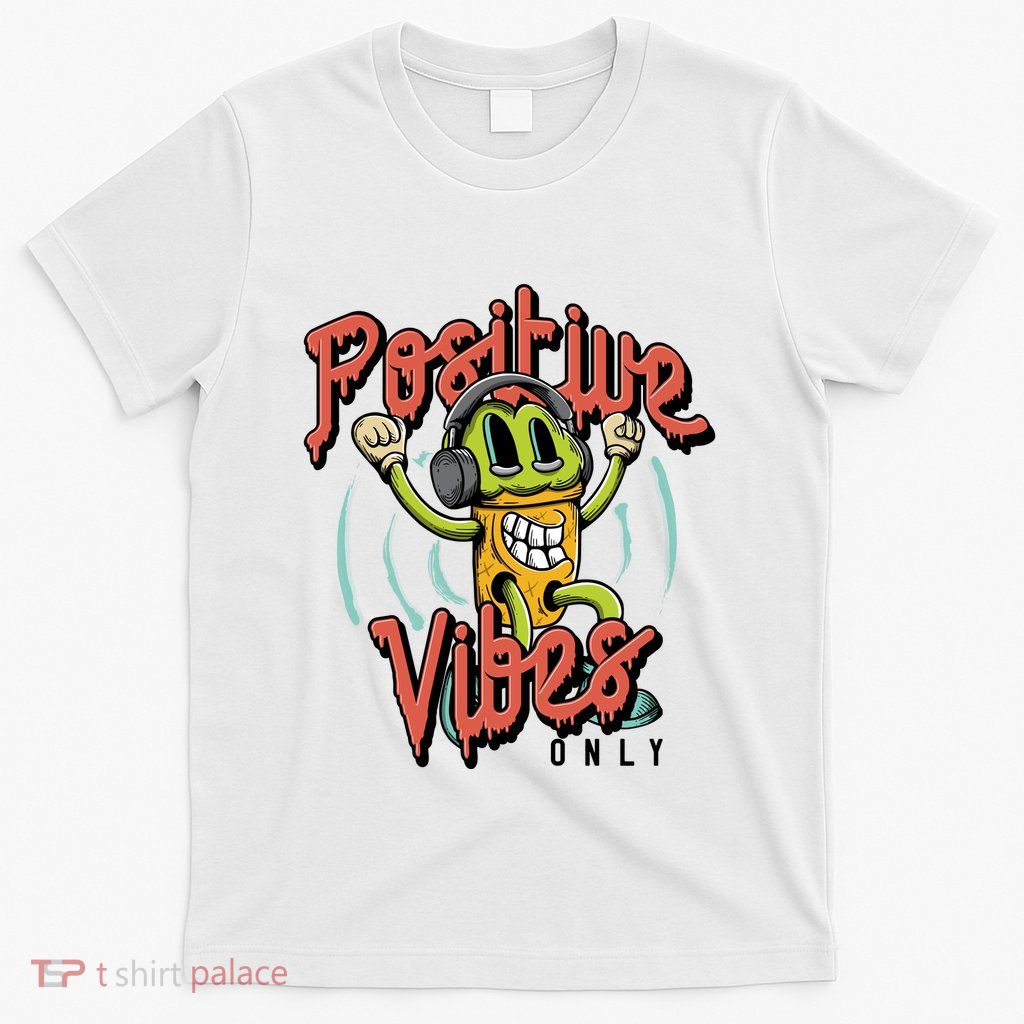 Retro Positive Vibes Only T-Shirt