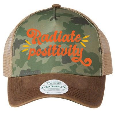 Radiate Positivity Vintage Legacy Tie Dye Trucker Hat