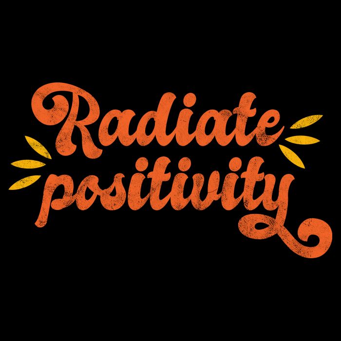 Radiate Positivity Vintage Bag