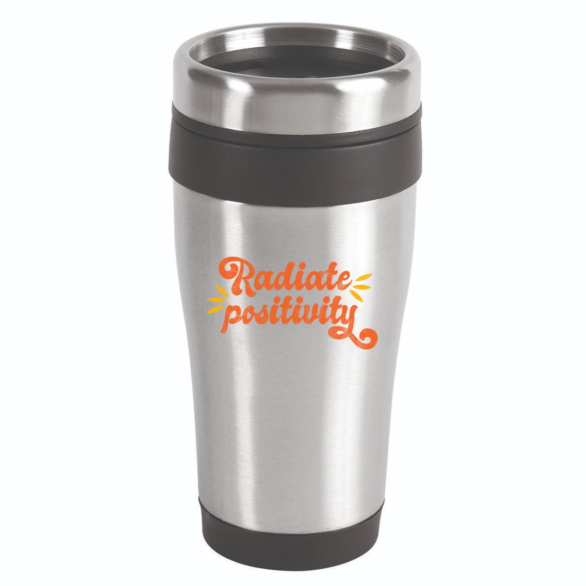 Radiate Positivity Vintage 16oz Travel Tumbler