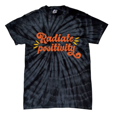 Radiate Positivity Vintage Tie-Dye T-Shirt