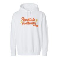 Radiate Positivity Vintage Garment-Dyed Fleece Hoodie