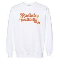 Radiate Positivity Vintage Garment-Dyed Sweatshirt