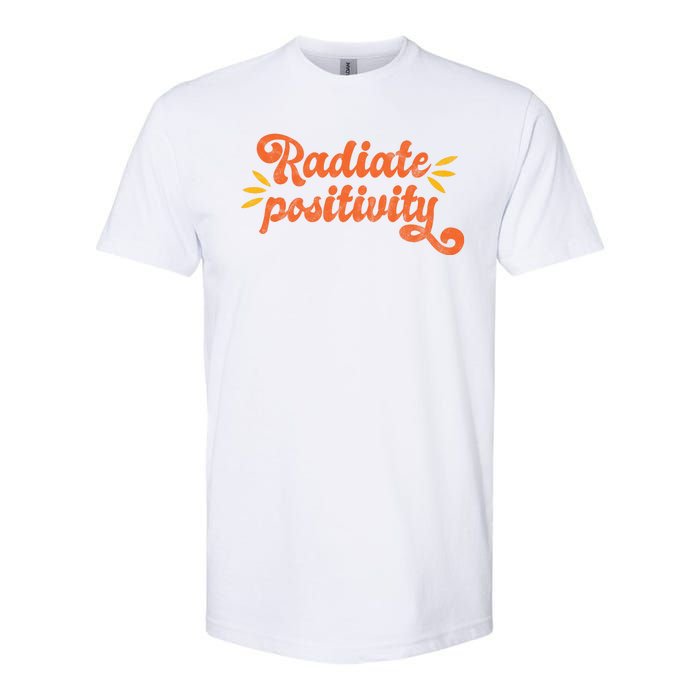 Radiate Positivity Vintage Softstyle CVC T-Shirt