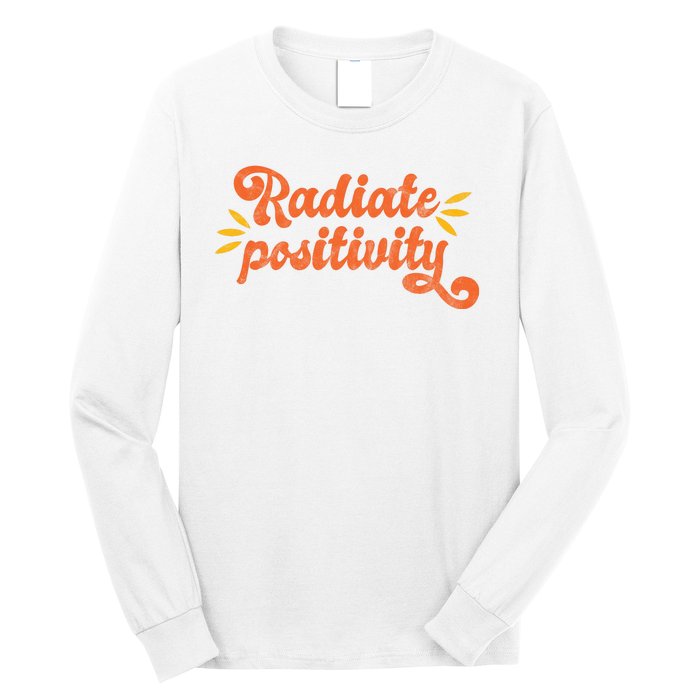 Radiate Positivity Vintage Long Sleeve Shirt