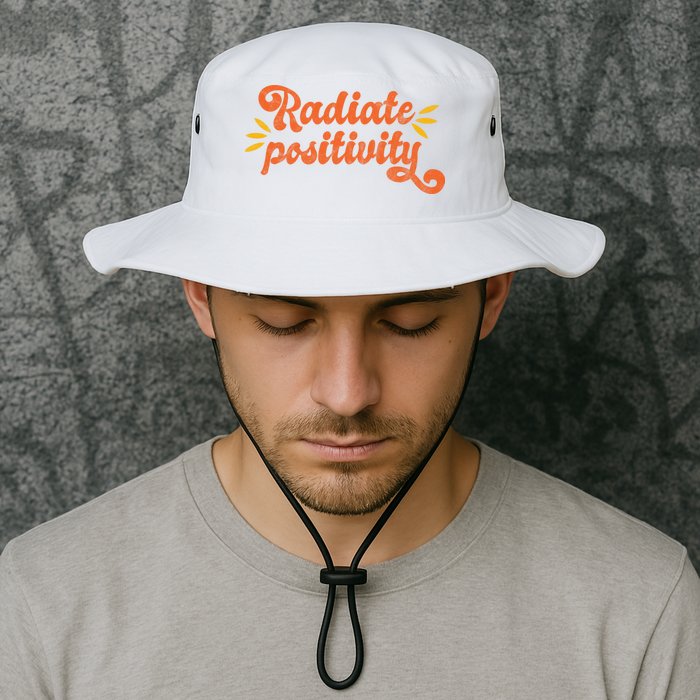 Radiate Positivity Vintage Bucket Hat
