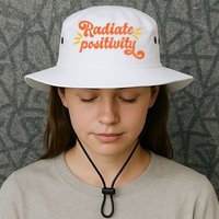 Radiate Positivity Vintage Bucket Hat