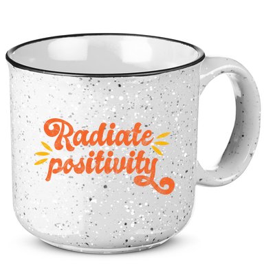 Radiate Positivity Vintage 15oz Campfire Ceramic Mug