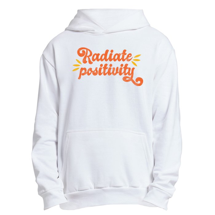 Radiate Positivity Vintage Urban Pullover Hoodie