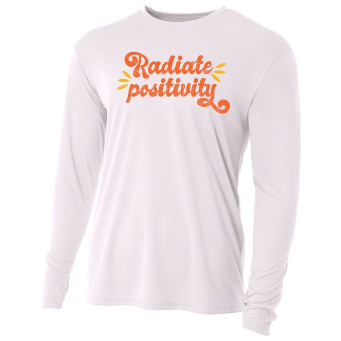 Radiate Positivity Vintage Cooling Performance Long Sleeve Crew