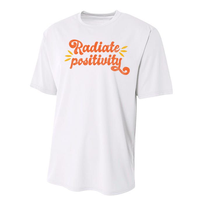 Radiate Positivity Vintage Performance Sprint T-Shirt