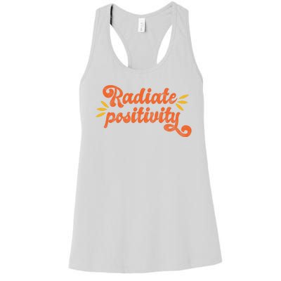 Radiate Positivity Vintage Women's Racerback Tank