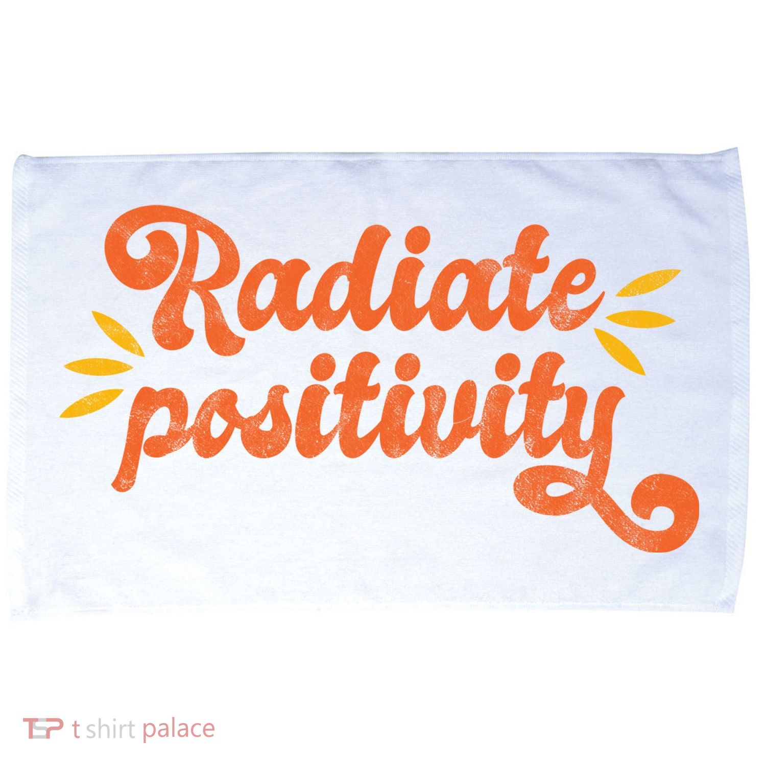 Radiate Positivity Vintage Microfiber Hand Towel