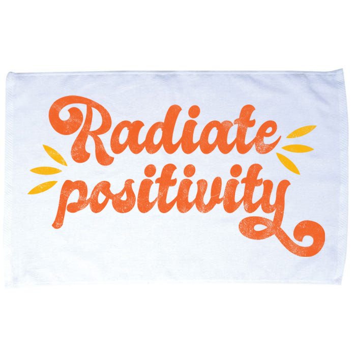 Radiate Positivity Vintage Microfiber Hand Towel