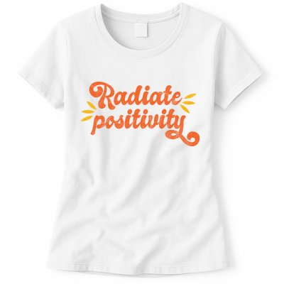 Radiate Positivity Vintage Womens T-Shirt