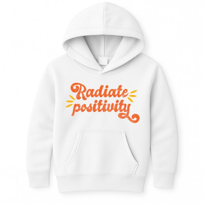 Radiate Positivity Vintage Kids Hoodie