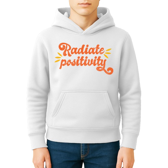 Radiate Positivity Vintage Kids Hoodie