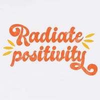 Radiate Positivity Vintage Kids Hoodie