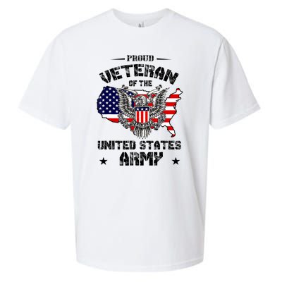 Retro Proud Veteran Of The United States Army Pride Us Flag Sueded Cloud Jersey T-Shirt