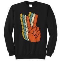 Retro Peace Vintage 60's 70's Hippie Gift Sweatshirt