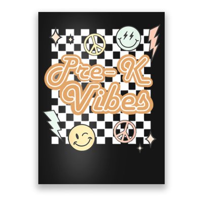 Retro Prek Vibes Teacher Back To School Preschool Poster