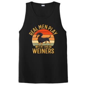 Real Play With Their Weiners Funny Dachshund Dog PosiCharge Competitor Tank