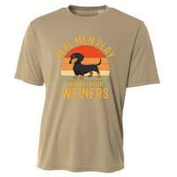 Real Play With Their Weiners Funny Dachshund Dog Cooling Performance Crew T-Shirt