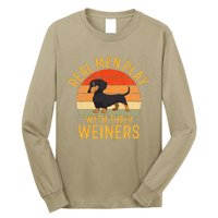 Real Play With Their Weiners Funny Dachshund Dog Long Sleeve Shirt