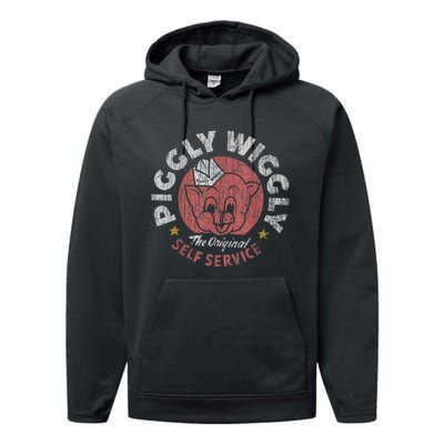 Retro Piggly Willy Performance Fleece Hoodie