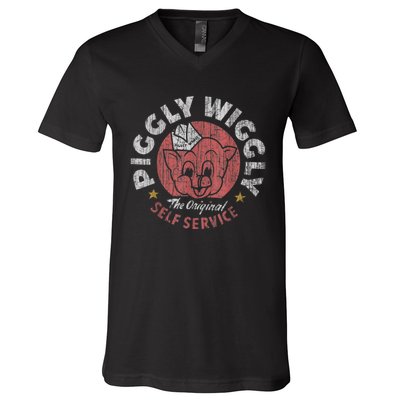 Retro Piggly Willy V-Neck T-Shirt