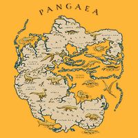 Reunite Pangaea World Map History Geology Earth Geologist Sustainable Knit Beanie
