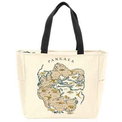 Reunite Pangaea World Map History Geology Earth Geologist Zip Tote Bag