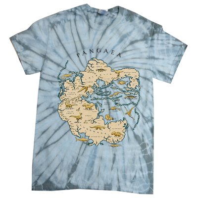 Reunite Pangaea World Map History Geology Earth Geologist Tie-Dye T-Shirt