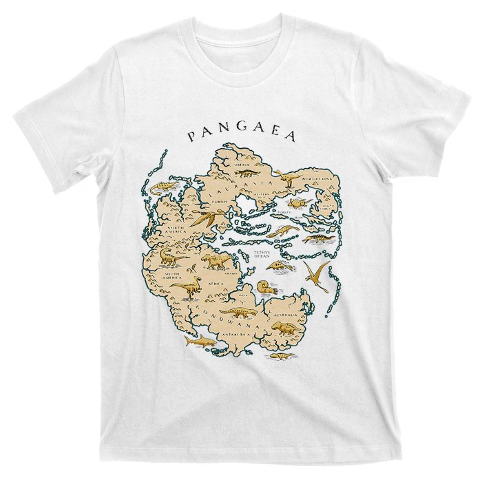 Reunite Pangaea World Map History Geology Earth Geologist T-Shirt