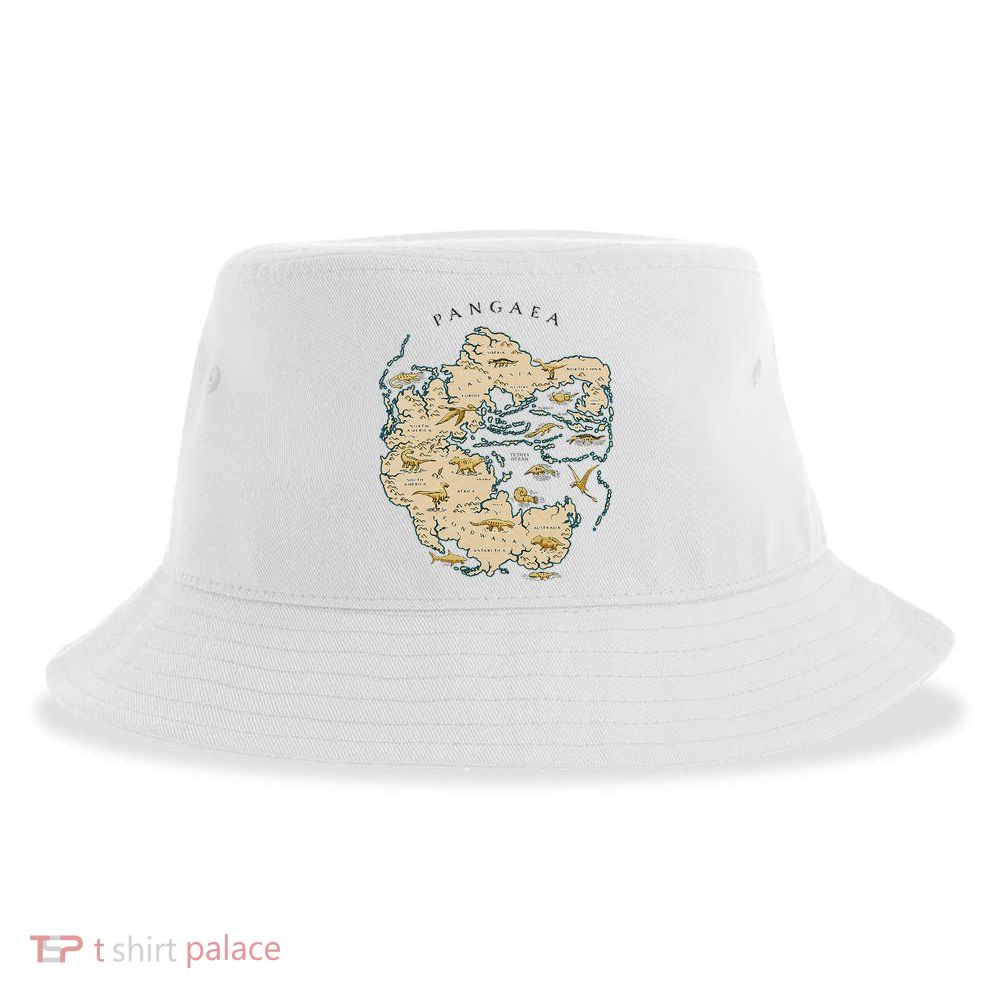 Reunite Pangaea World Map History Geology Earth Geologist Sustainable Bucket Hat